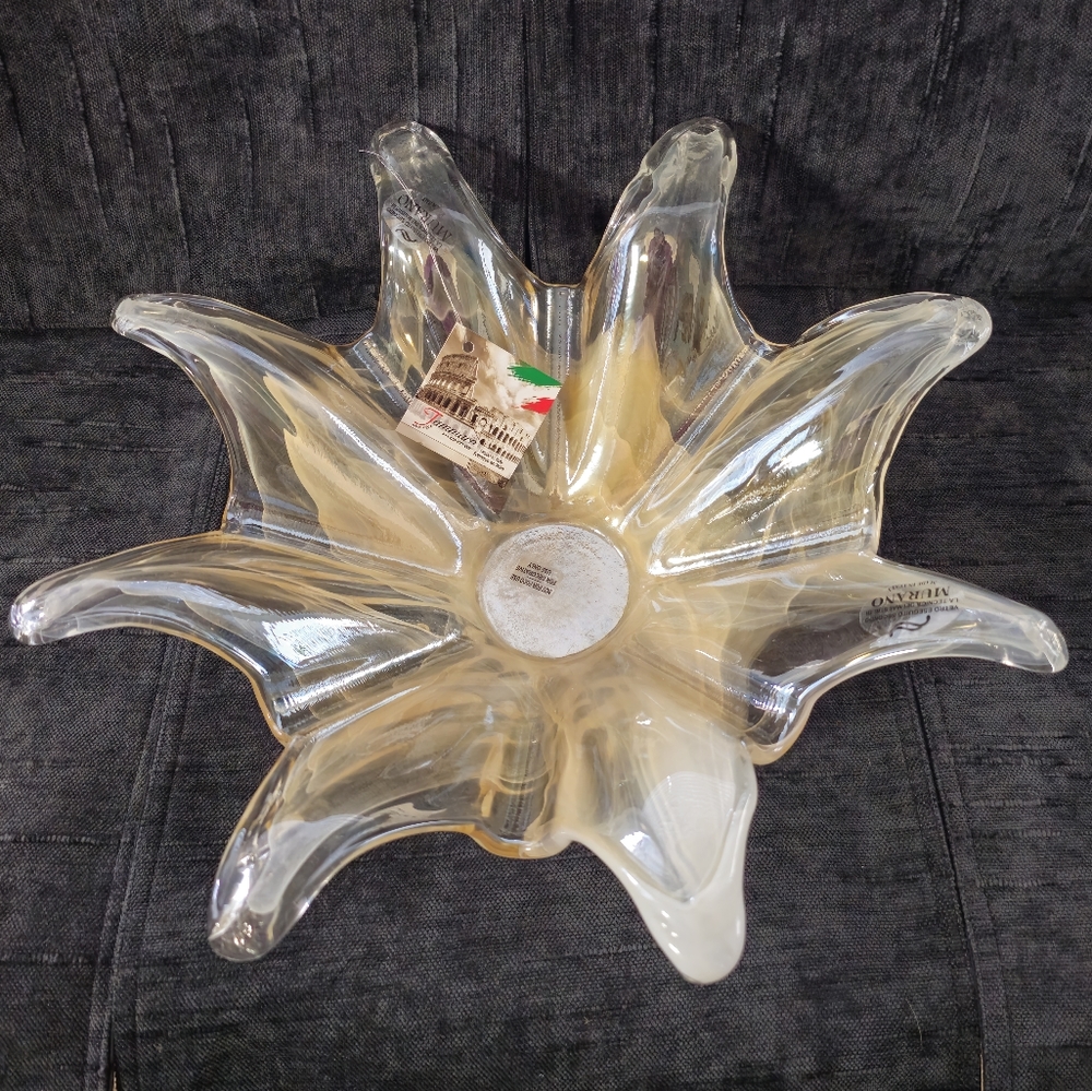 Tamarro Home Murano style art glass, blown glass. Made in Italy
